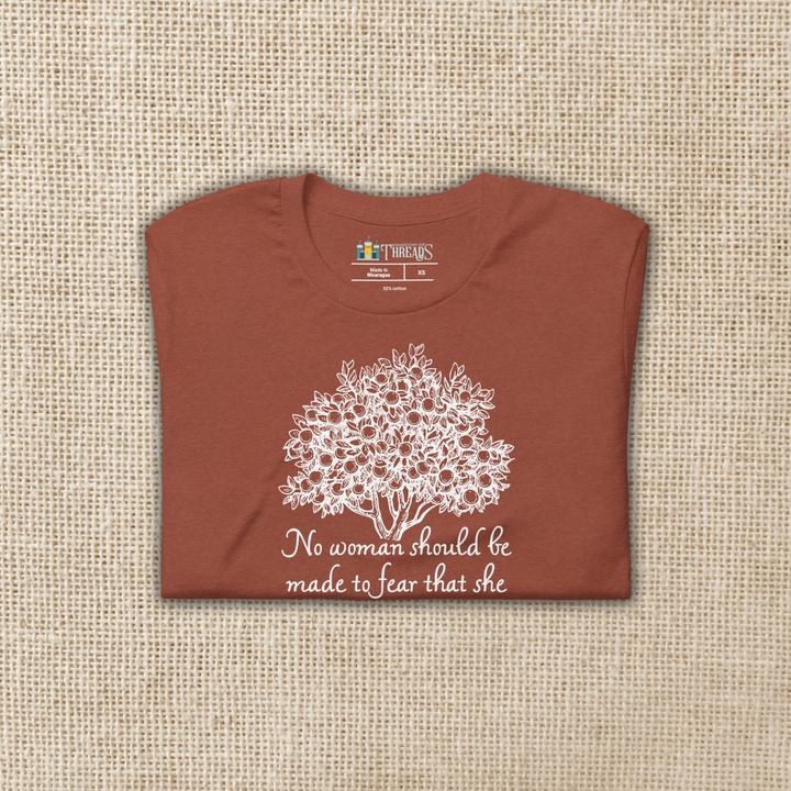 No Woman Should Fear T-shirt | Priory of the Orange Tree