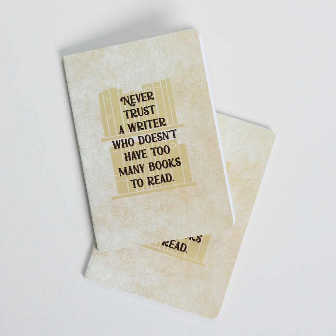 Never Trust a Writer Pocket Journal | Bookshops & Bonedust