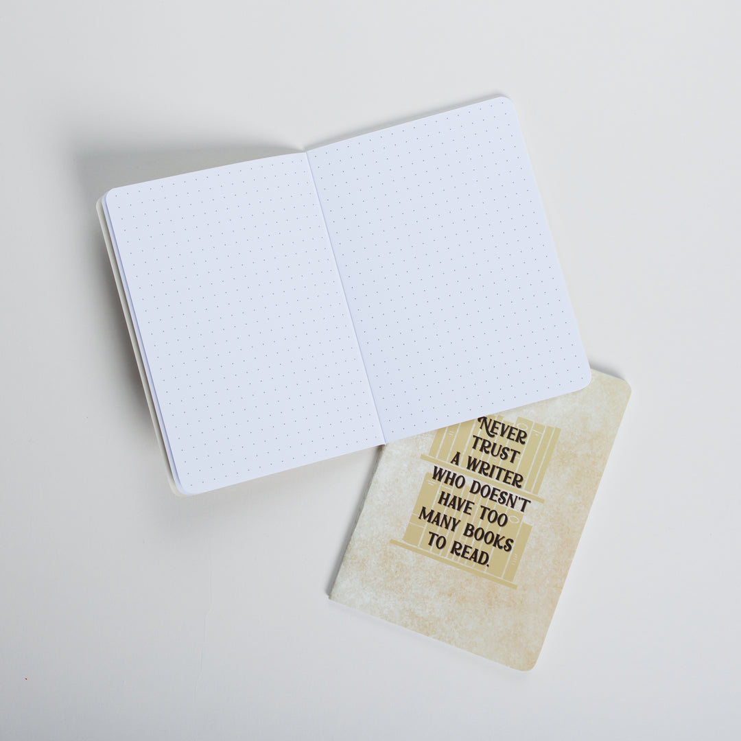 Never Trust a Writer Pocket Journal | Bookshops & Bonedust