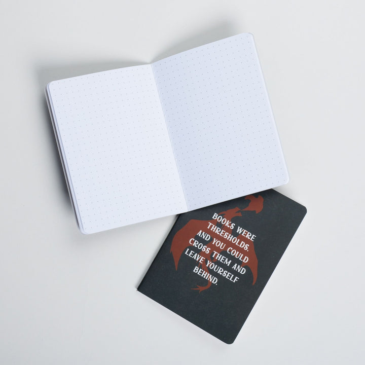 Books Were Thresholds Pocket Journal | Dragonfall