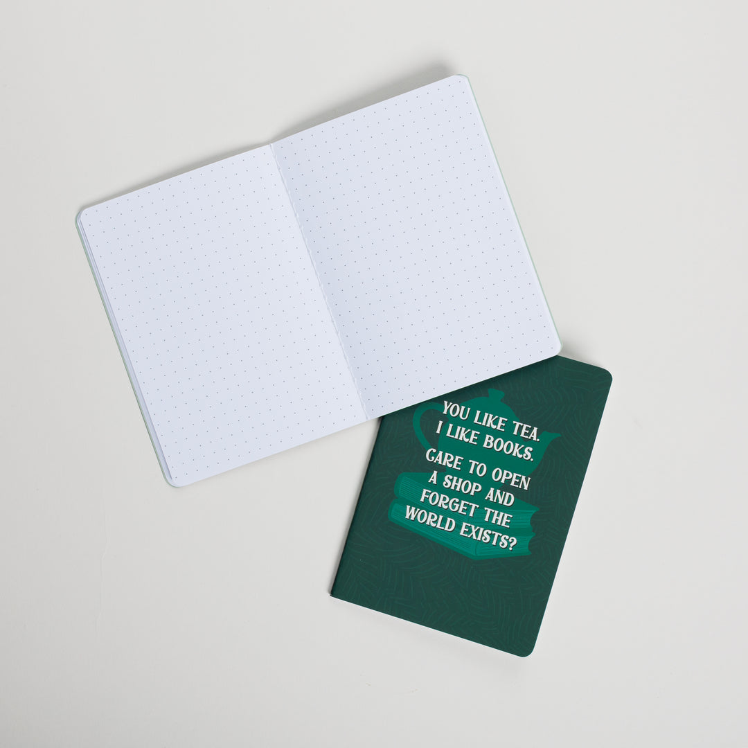 Tea and Books Pocket Journal | Tomes & Tea