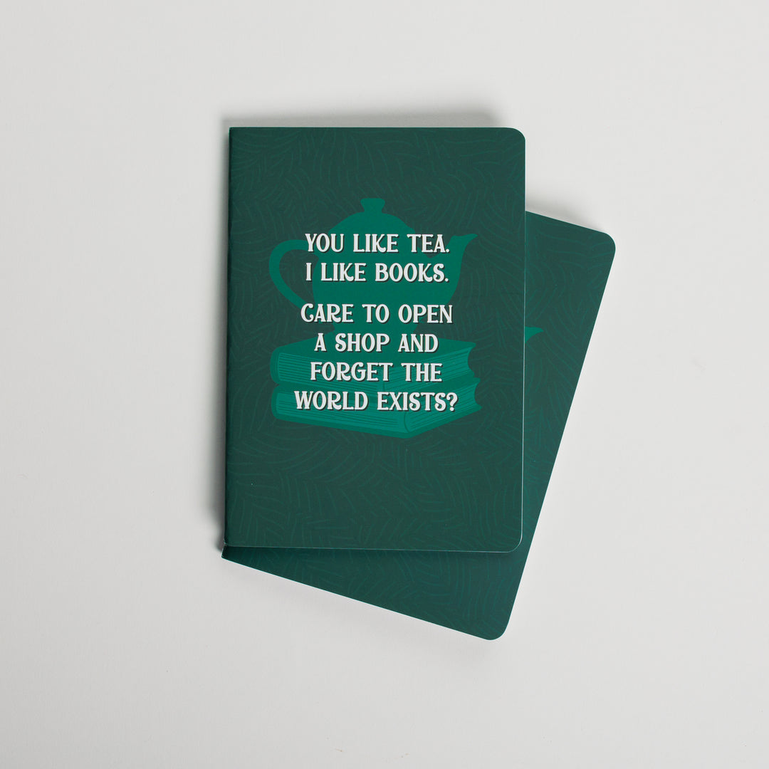 Tea and Books Pocket Journal | Tomes & Tea