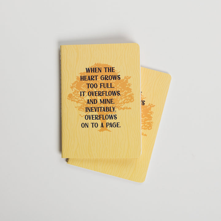 Heart Overflows Onto a Page Pocket Journal | Priory of the Orange Tree