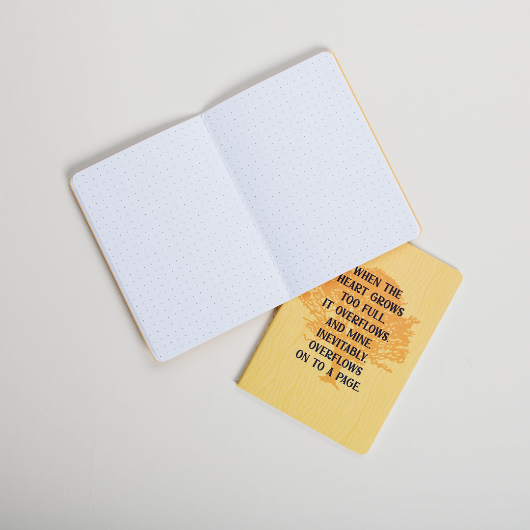 Heart Overflows Onto a Page Pocket Journal | Priory of the Orange Tree