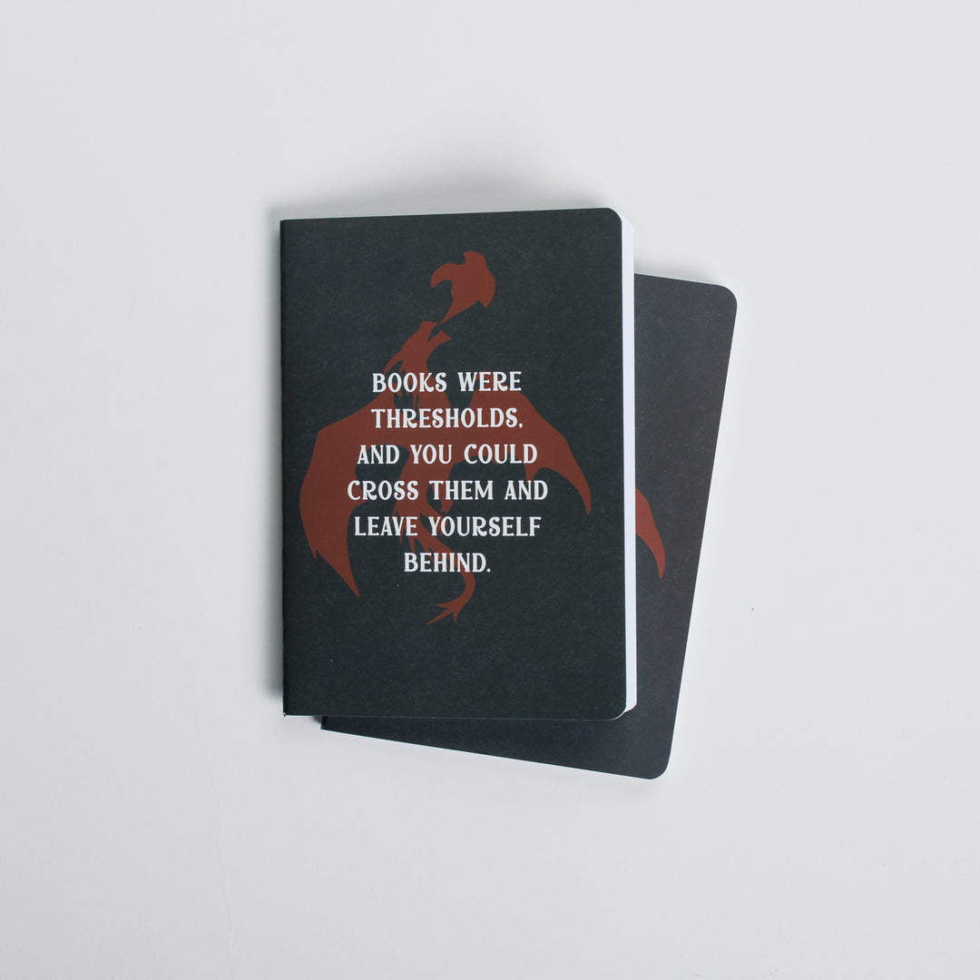 Books Were Thresholds Pocket Journal | Dragonfall