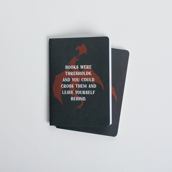 Books Were Thresholds Pocket Journal | Dragonfall