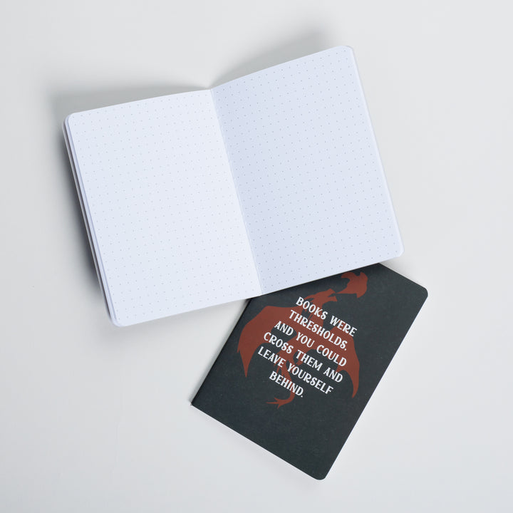 Books Were Thresholds Pocket Journal | Dragonfall