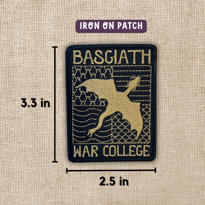 Basgiath War College Embroidered Patch | Fourth Wing