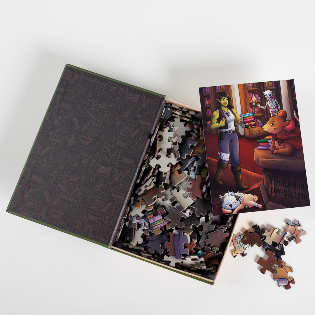 Thistleburr Booksellers Keepsake Puzzle | Bookshops & Bonedust