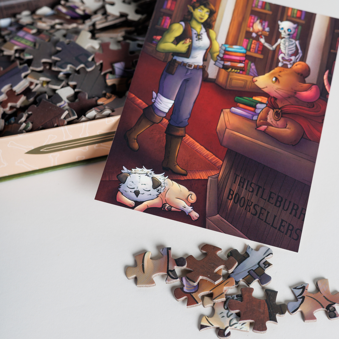 Thistleburr Booksellers Keepsake Puzzle | Bookshops & Bonedust