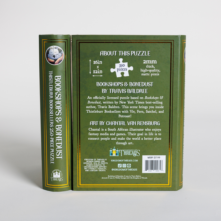 Thistleburr Booksellers Keepsake Puzzle | Bookshops & Bonedust