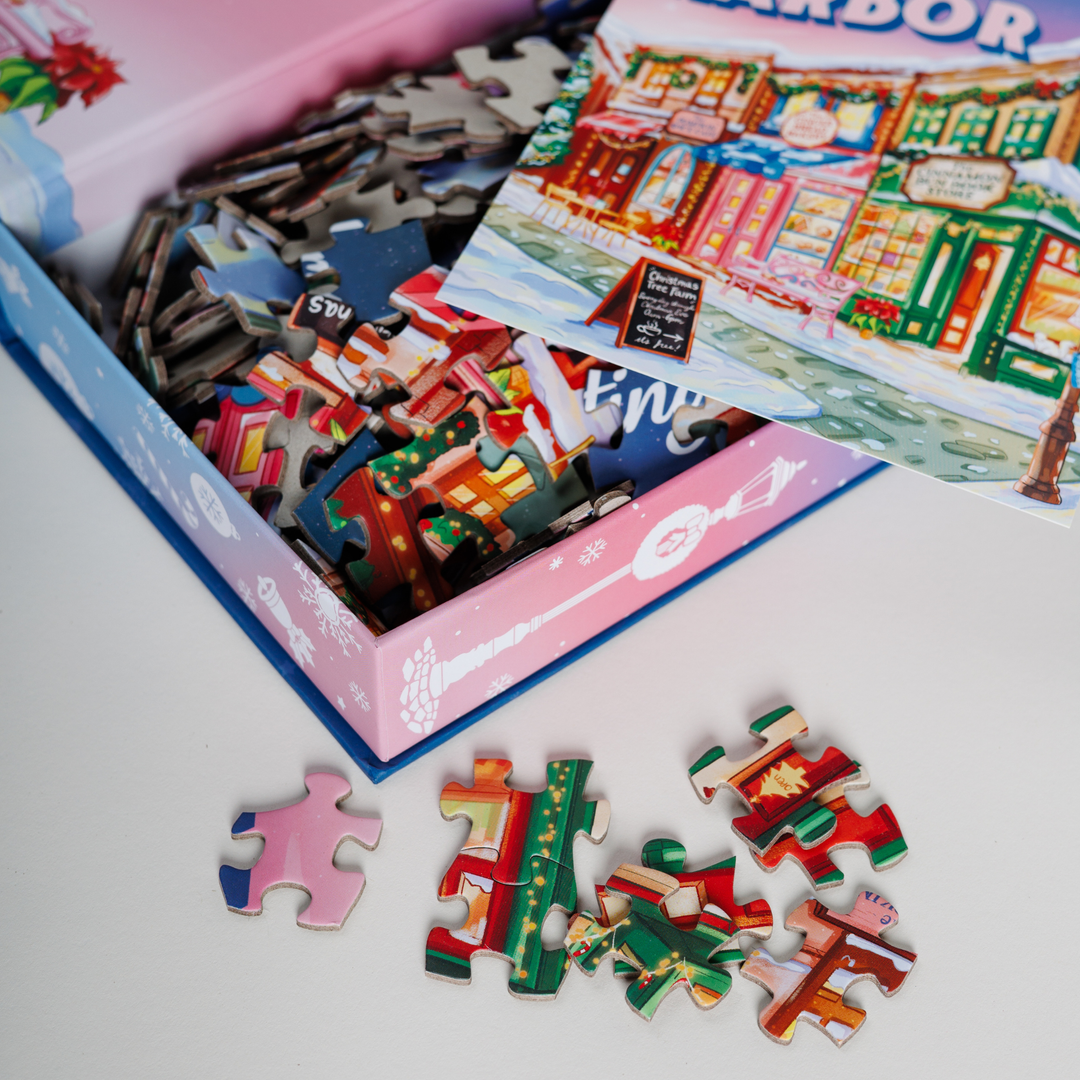 Holidays on Main Street Keepsake Puzzle | Dream Harbor