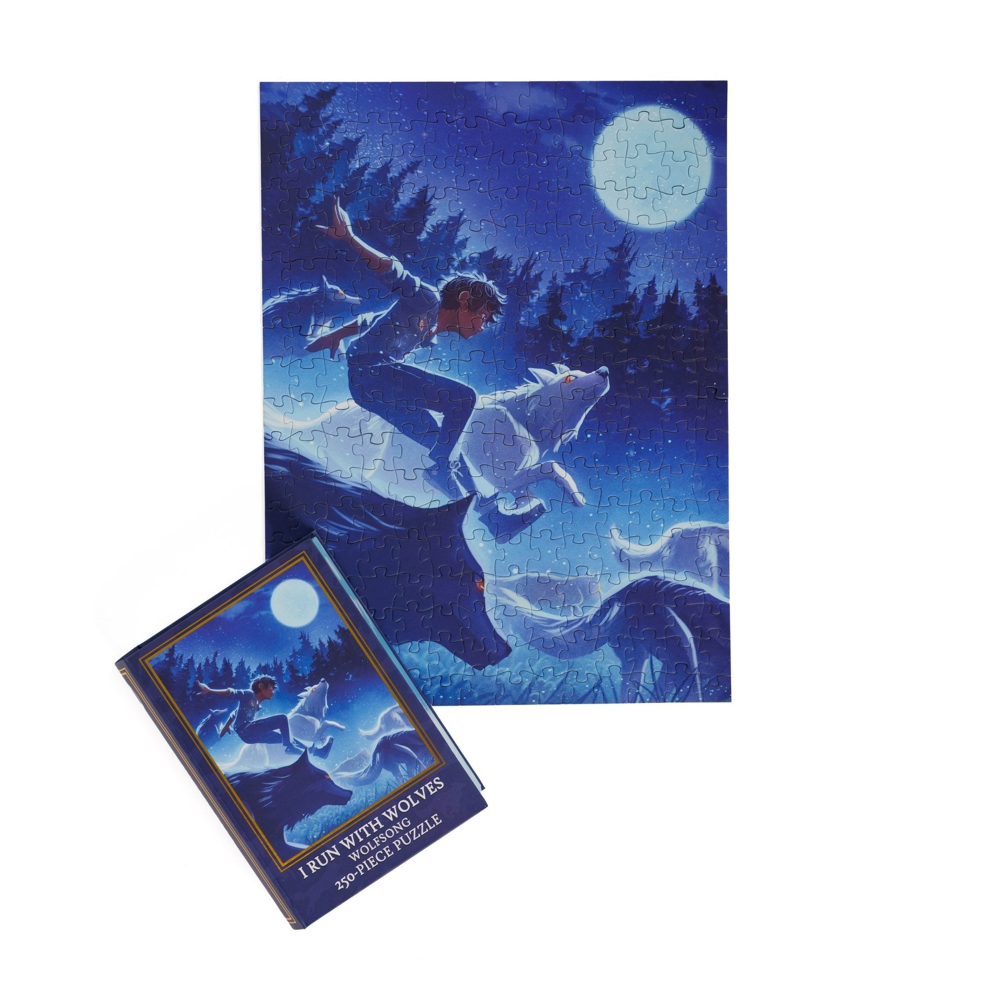 I Run With Wolves Keepsake Puzzle - Wolfsong | Kingdom of Threads