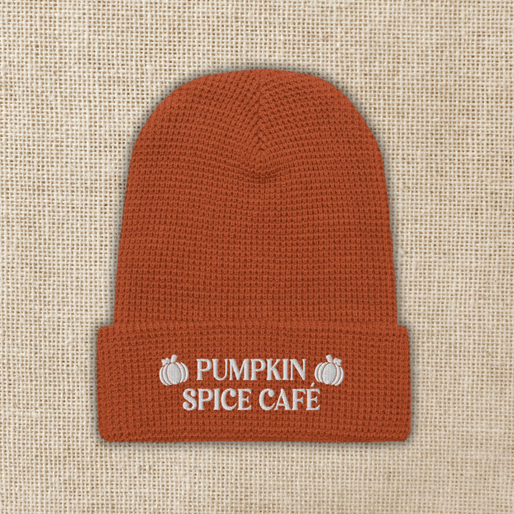 Pumpkin Spice Café Waffle Beanie | Dream Harbor