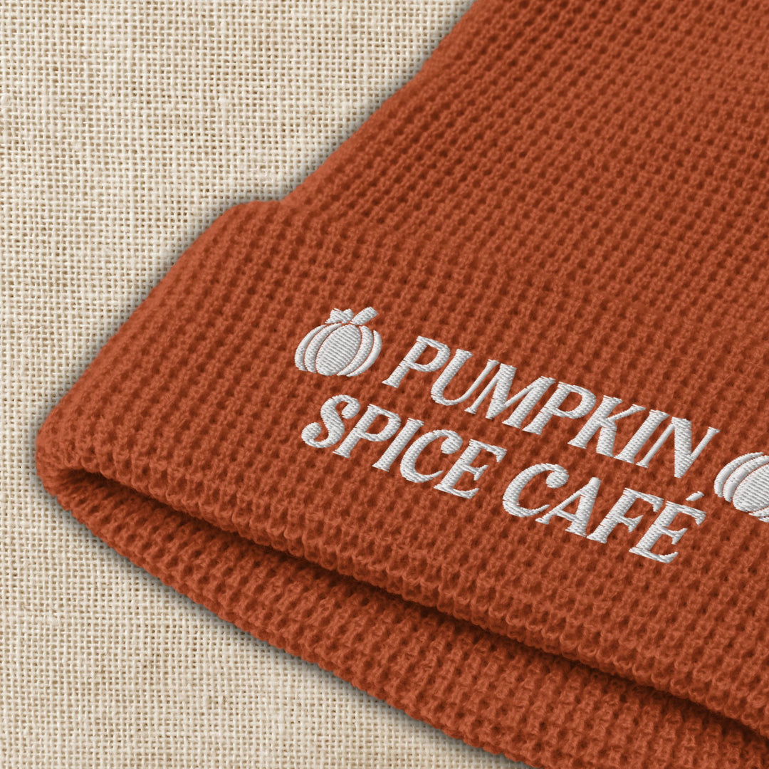 Pumpkin Spice Café Waffle Beanie | Dream Harbor