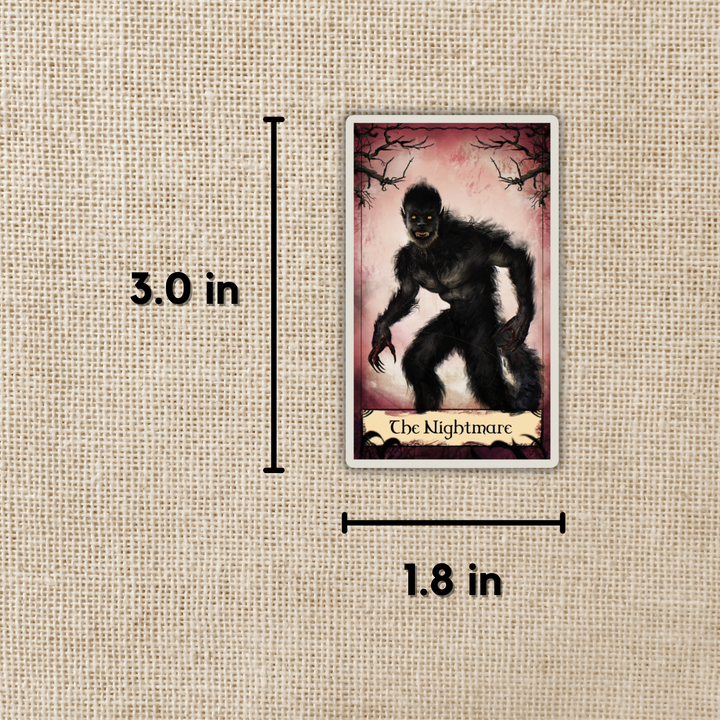 Nightmare Card Sticker | One Dark Window
