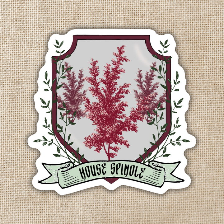 House Spindle Crest Sticker | One Dark Window