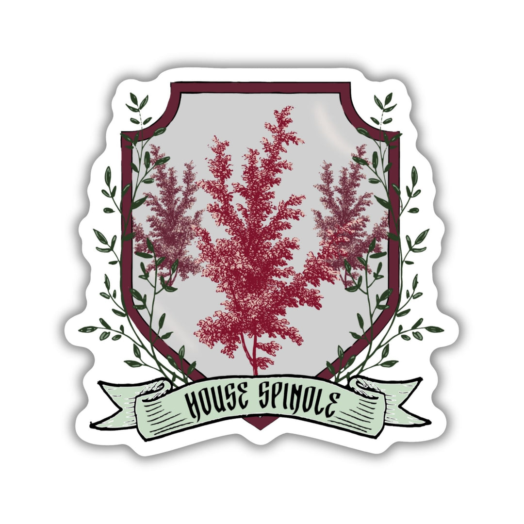House Spindle Crest Sticker | One Dark Window