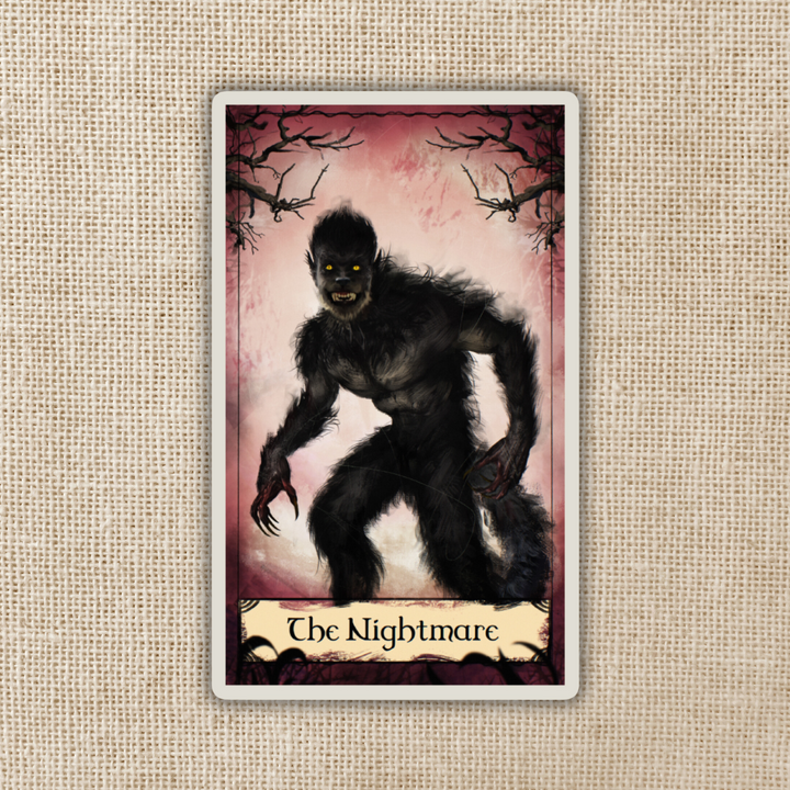 Nightmare Card Sticker | One Dark Window