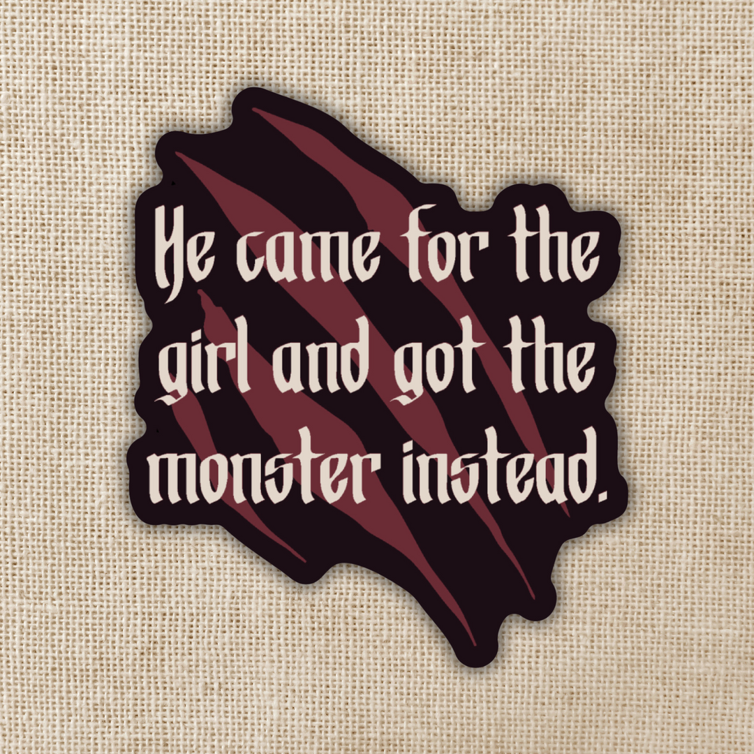 He Came For The Girl Sticker | One Dark Window