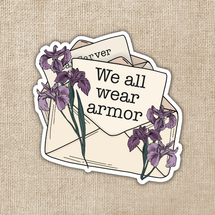 We All Wear Armor Sticker | Divine Rivals
