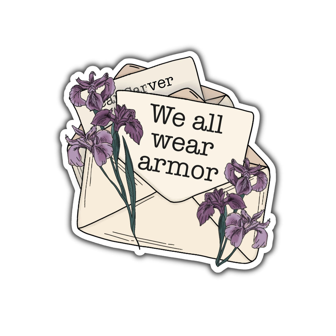 We All Wear Armor Sticker | Divine Rivals