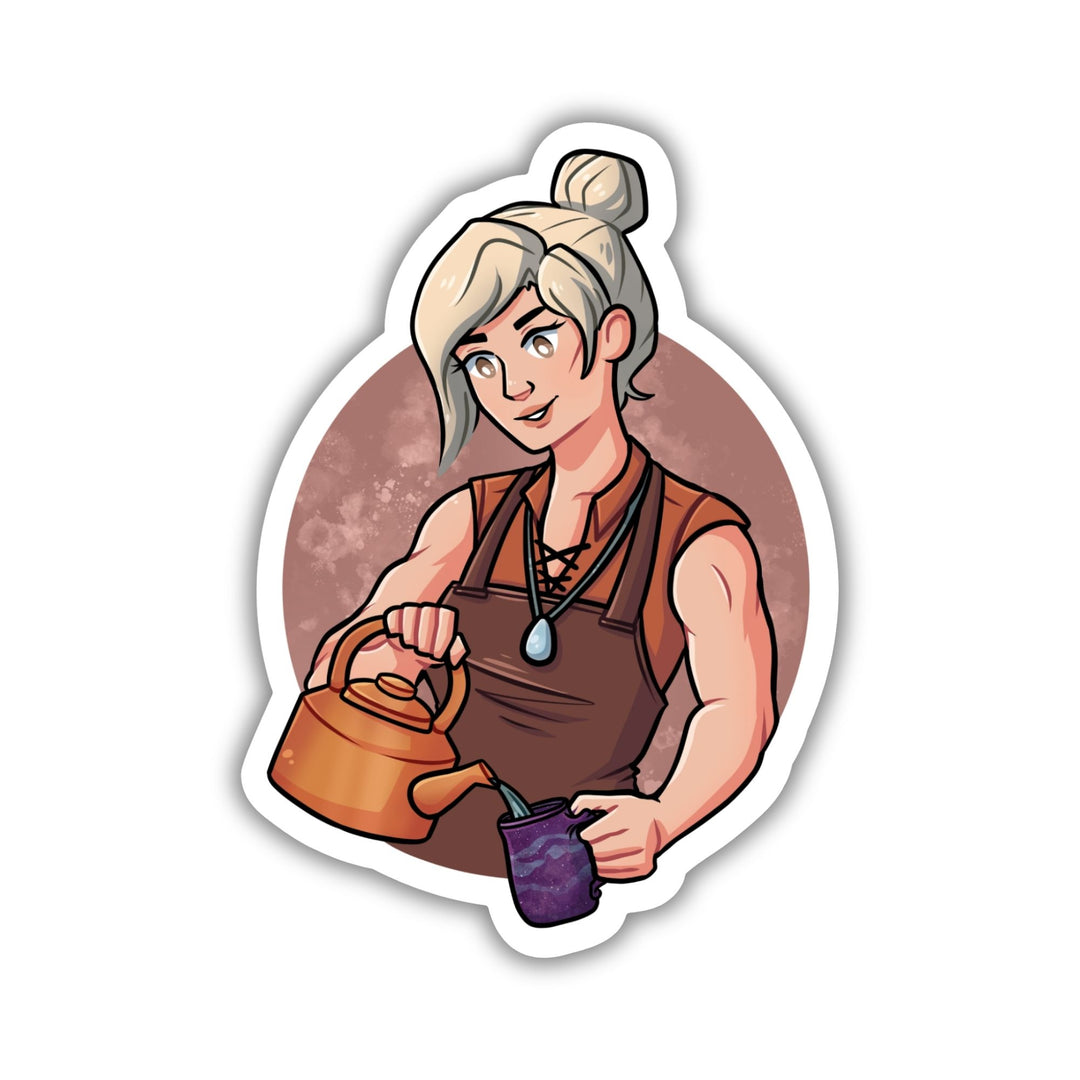 Reyna Sticker | Tomes & Tea