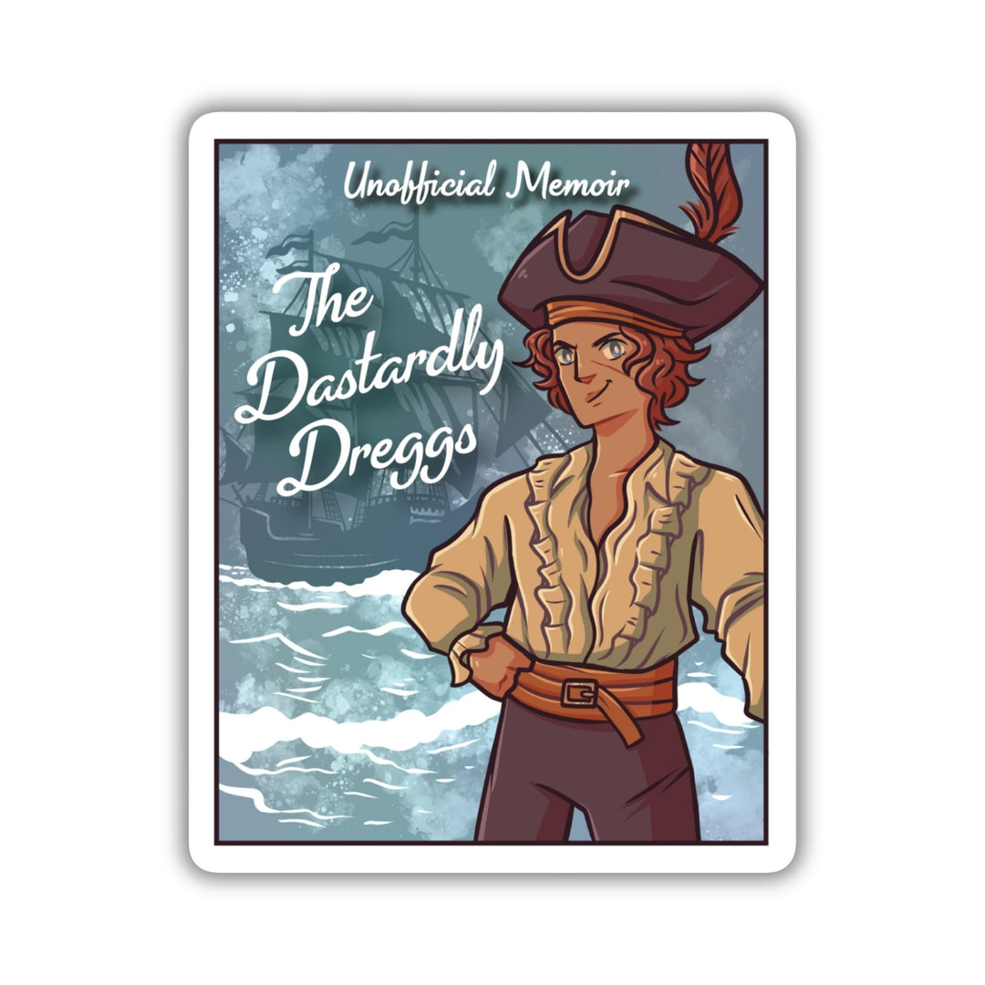 The Dasterdly Dreggs Sticker | Tomes & Tea