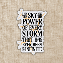 Load image into Gallery viewer, I Am Infinite Quote Sticker | Fourth Wing

