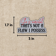 Load image into Gallery viewer, She&#39;s Merciful Quote Sticker | Fourth Wing
