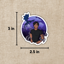Load image into Gallery viewer, Xaden Riorson with Sgaeyl Sticker | Fourth Wing

