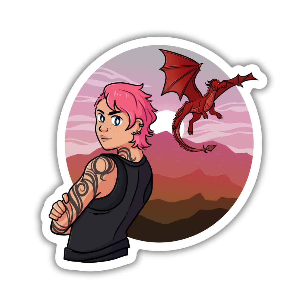 Imogen Cardulo & Glane Sticker | Fourth Wing