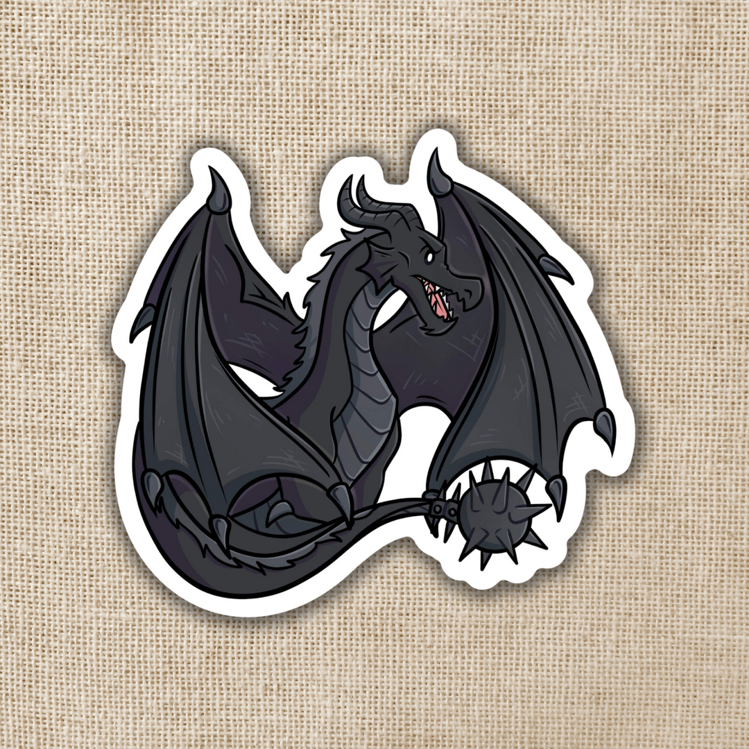 Tairn Close Up Sticker | Fourth Wing