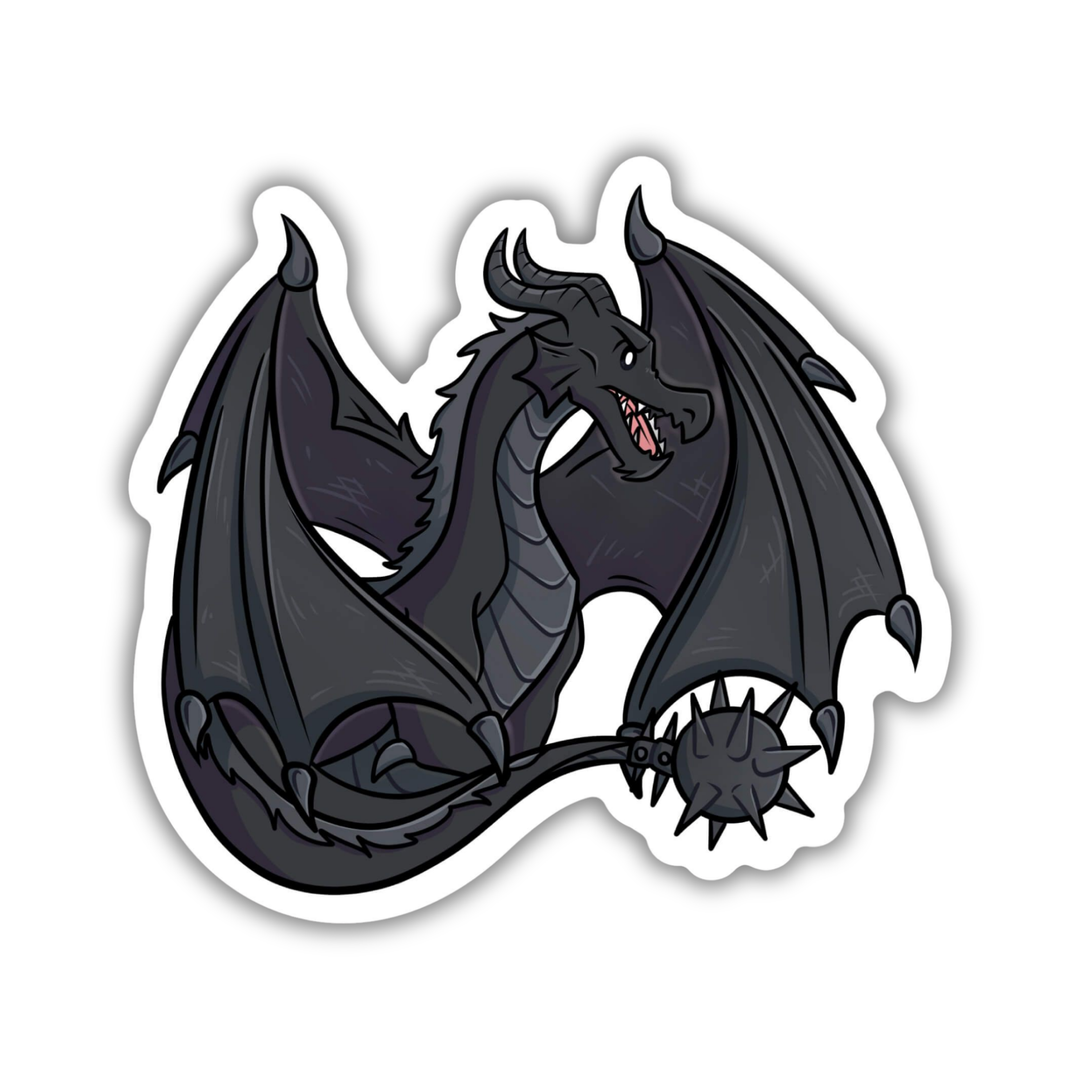 Tairn Close Up Sticker | Fourth Wing