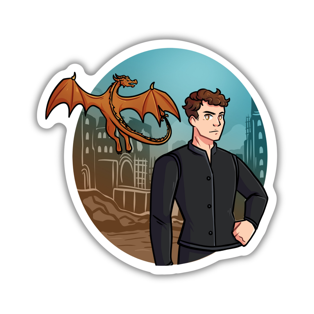 Brennan Sorrengail Sticker | Fourth Wing