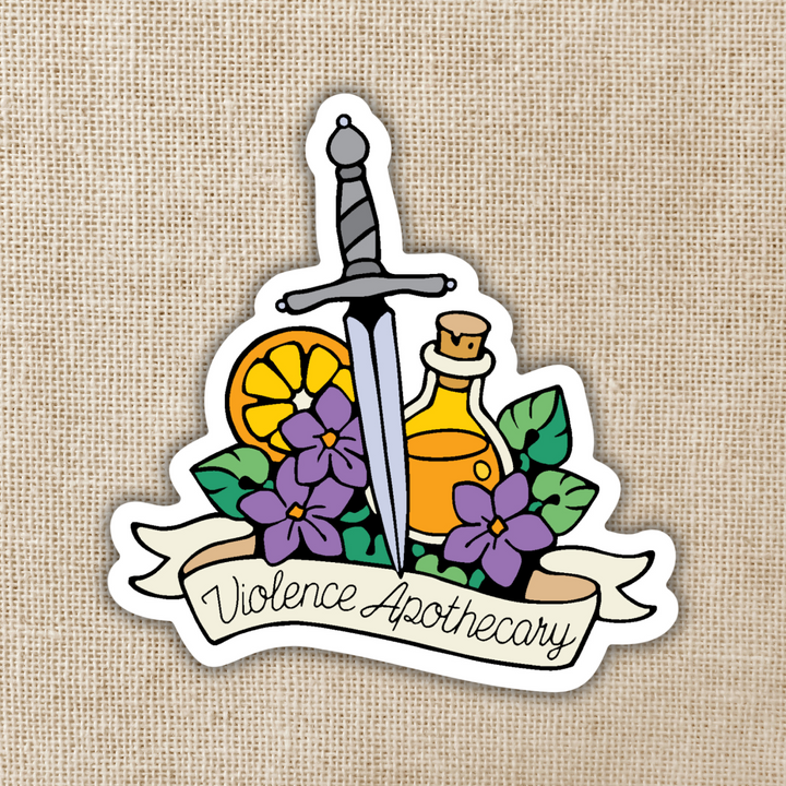 Violence Apothecary Sticker | Fourth Wing