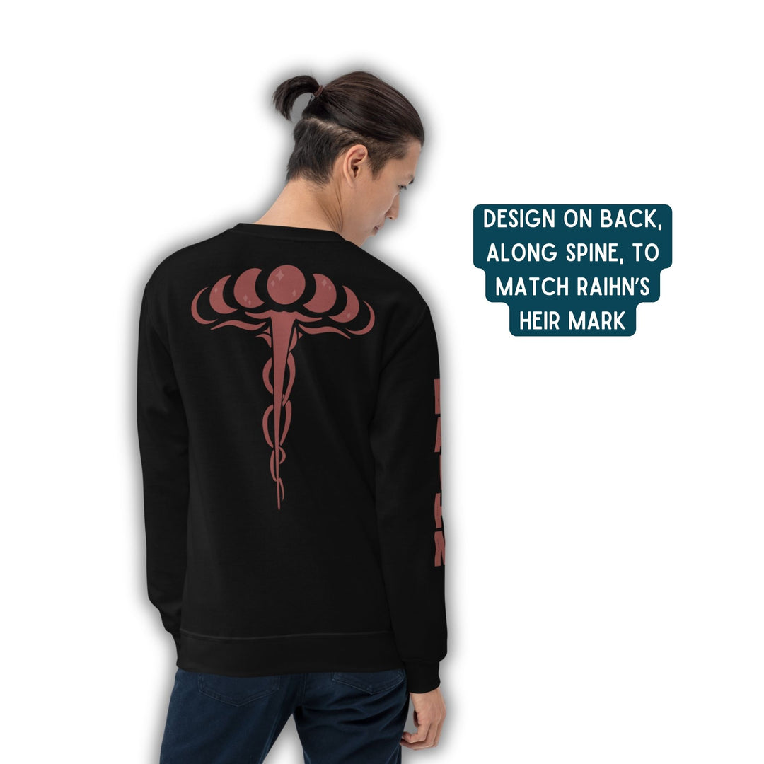 Raihn Heir Mark Crew Neck Sweatshirt | Crowns of Nyaxia
