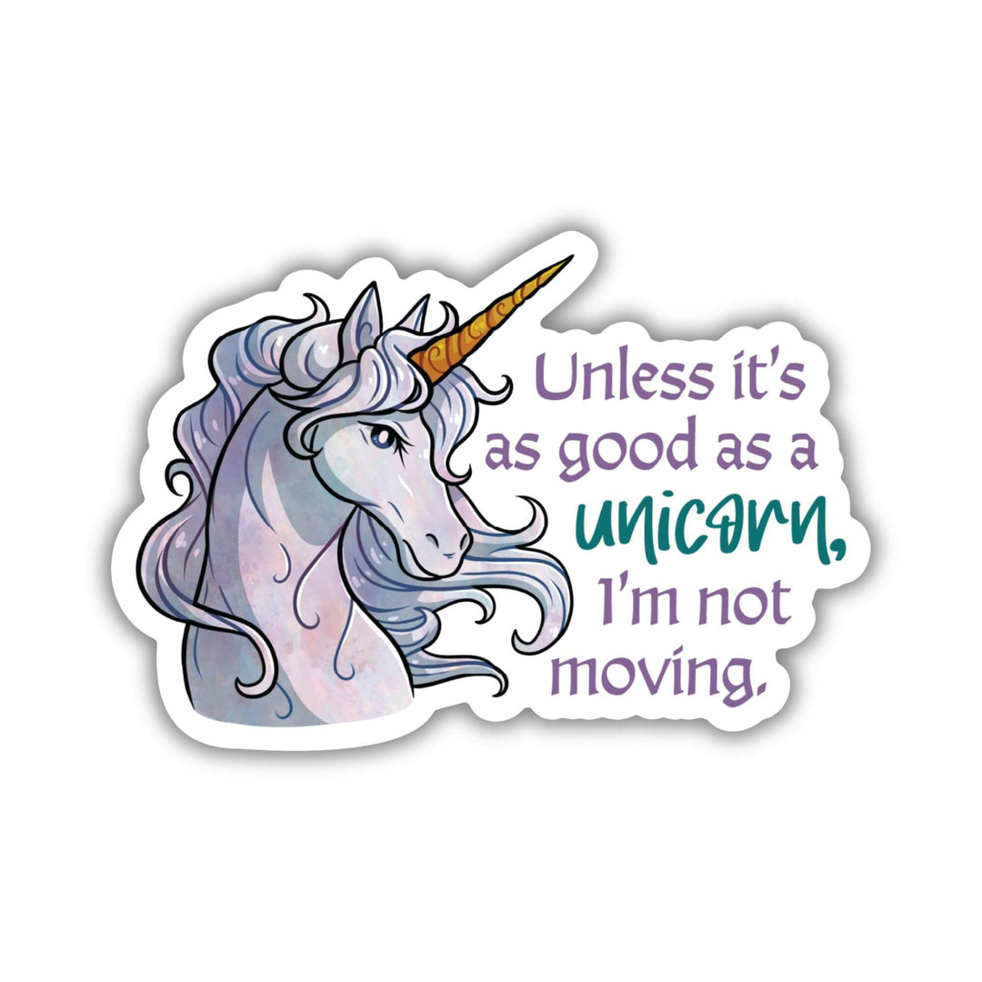As Good as a Unicorn Sticker | The Spellshop