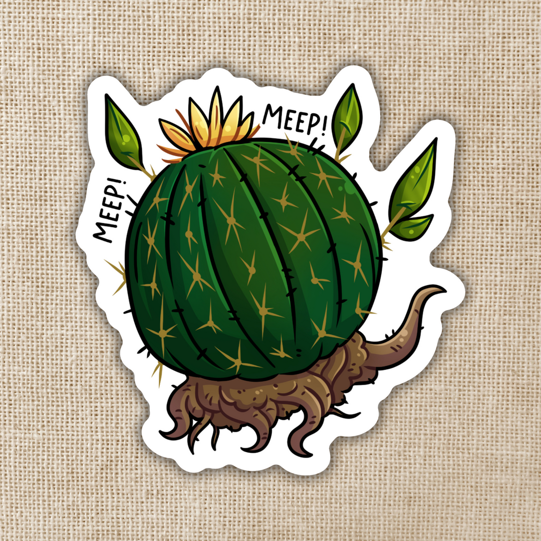 Meep the Cactus Sticker | The Spellshop