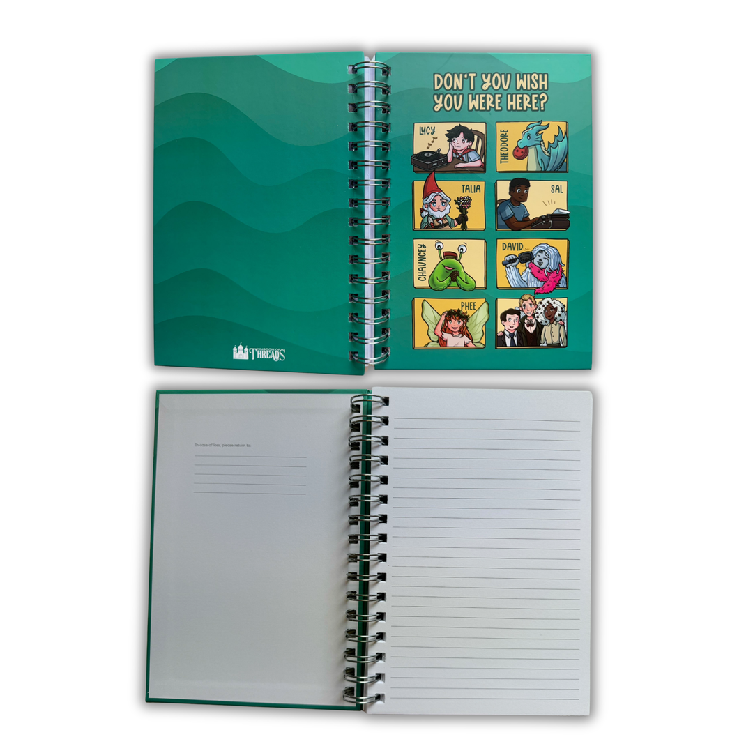 House In The Cerulean Sea Family Spiral Notebook