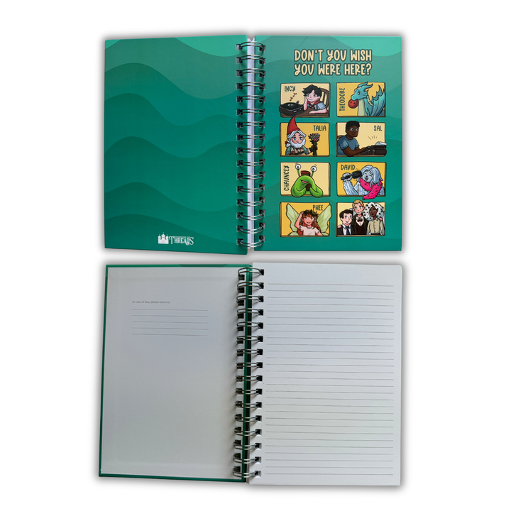 House In The Cerulean Sea Family Spiral Notebook