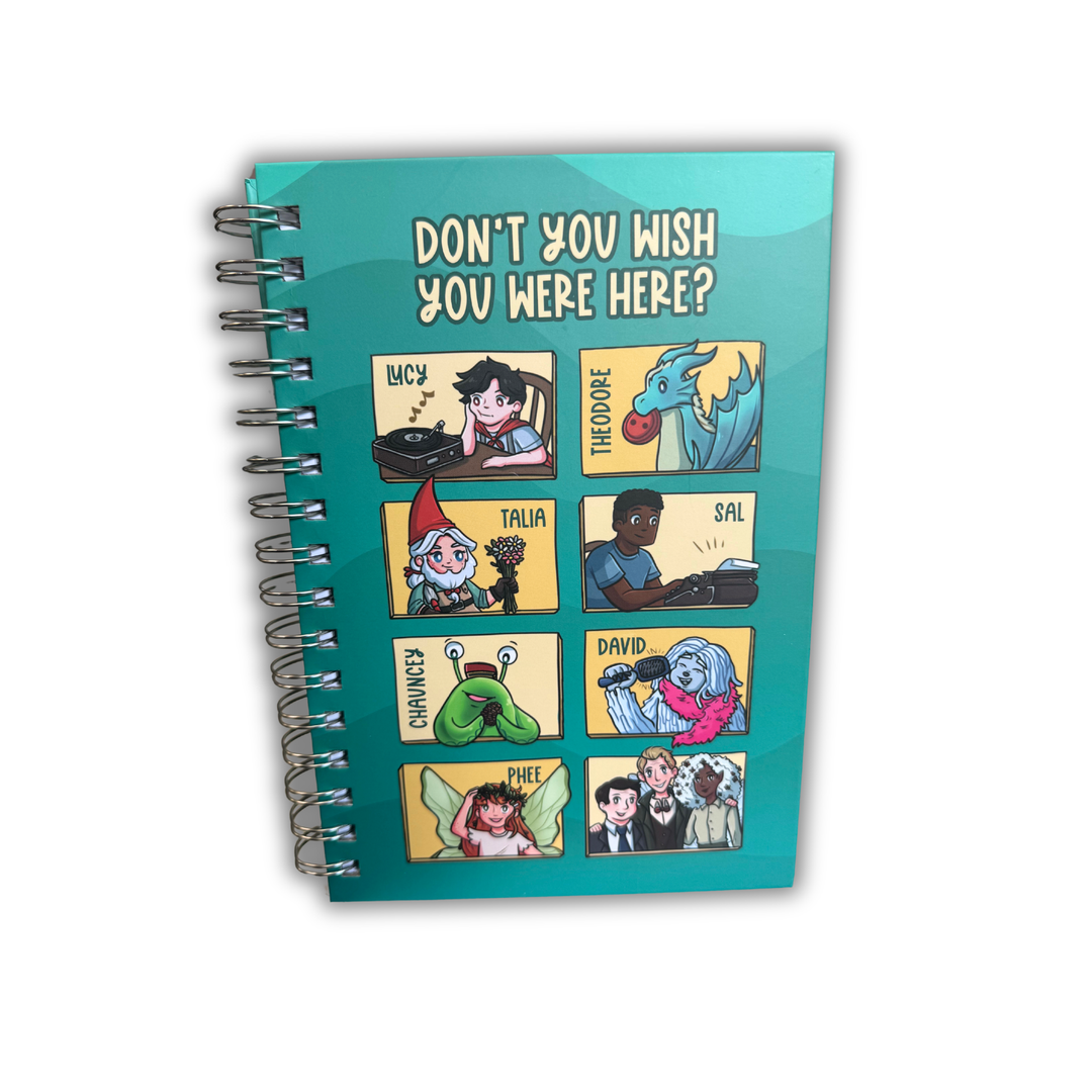 House In The Cerulean Sea Family Spiral Notebook