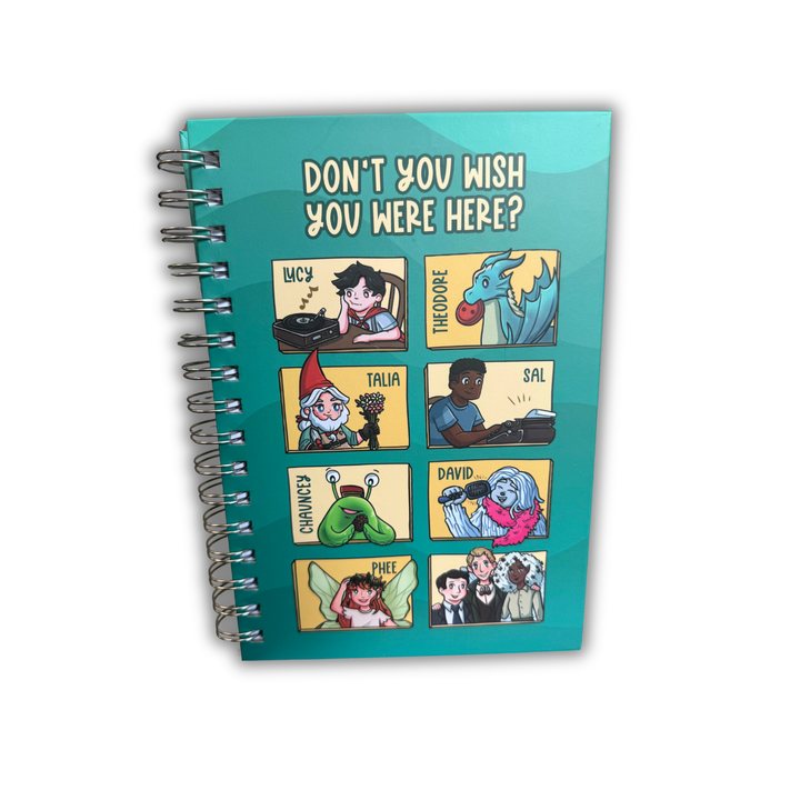 House In The Cerulean Sea Family Spiral Notebook