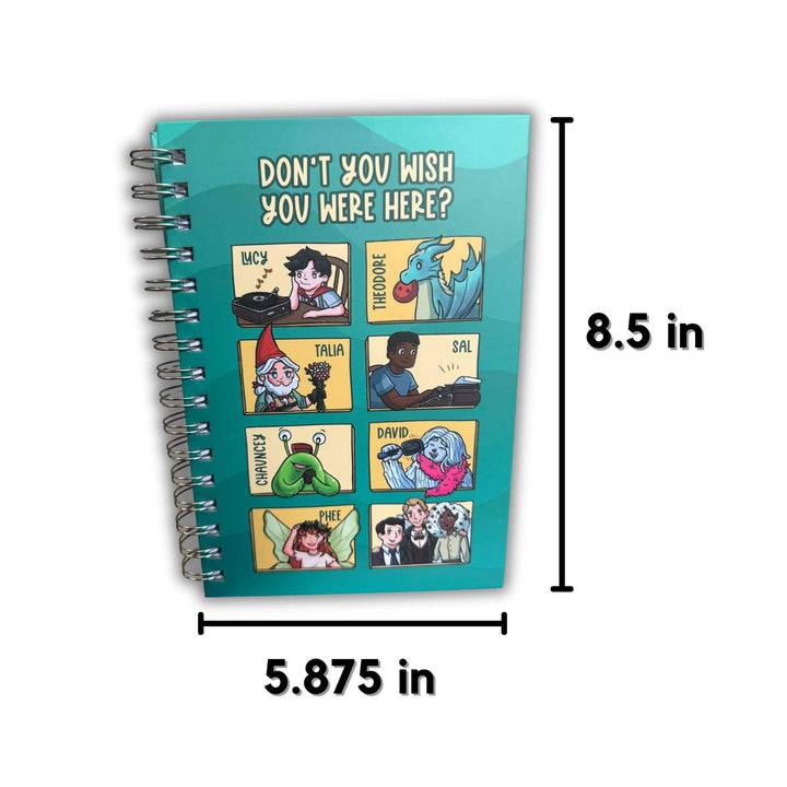 House In The Cerulean Sea Family Spiral Notebook