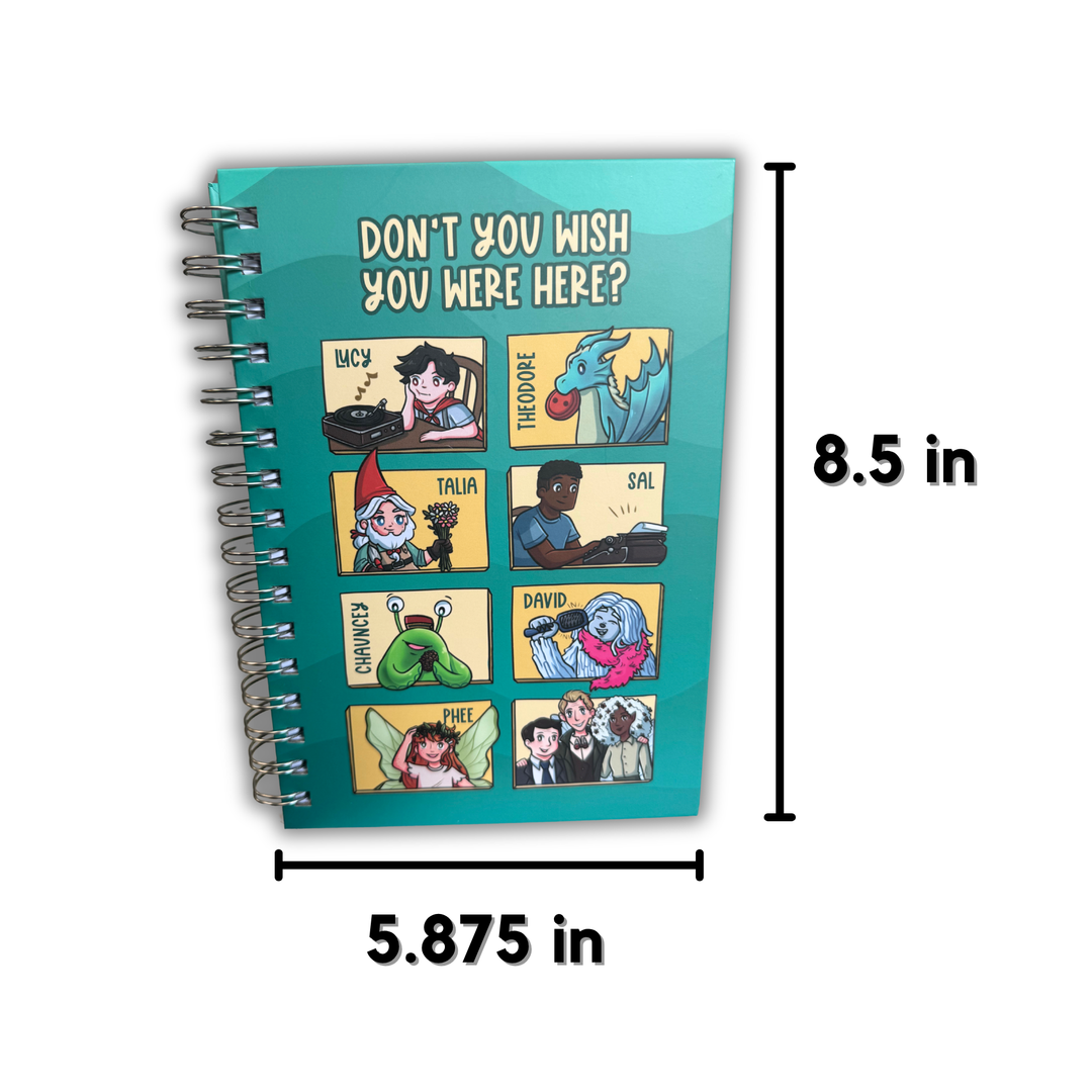House In The Cerulean Sea Family Spiral Notebook
