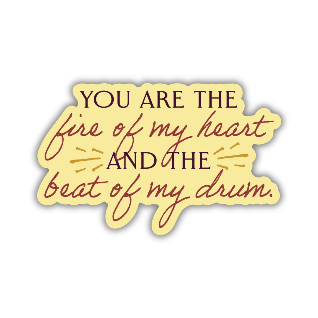 Fire Of My Heart Sticker | Faebound