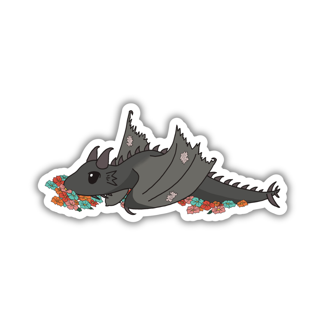 Abraxos in the Flowers Sticker | Throne of Glass