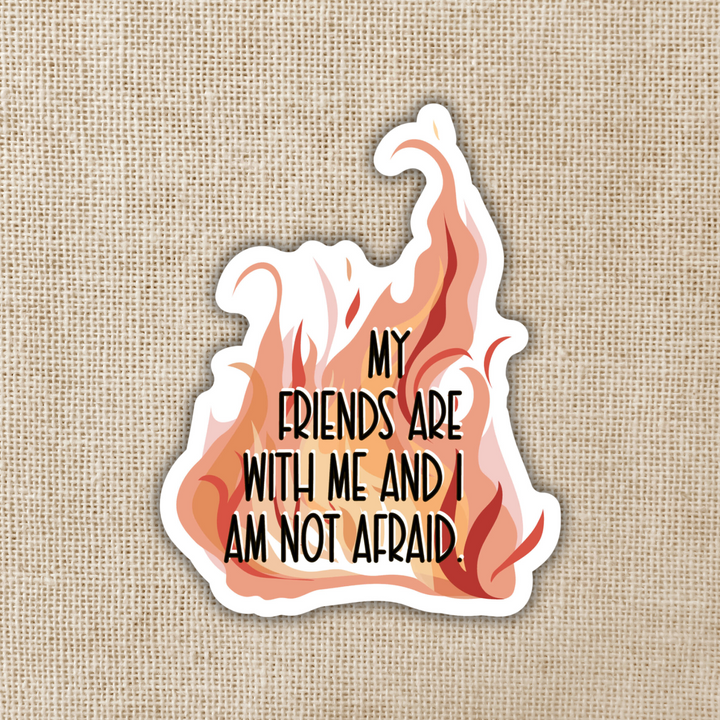 Lehabah I Am Not Afraid Sticker | Crescent City House of Earth and Blood Inspired