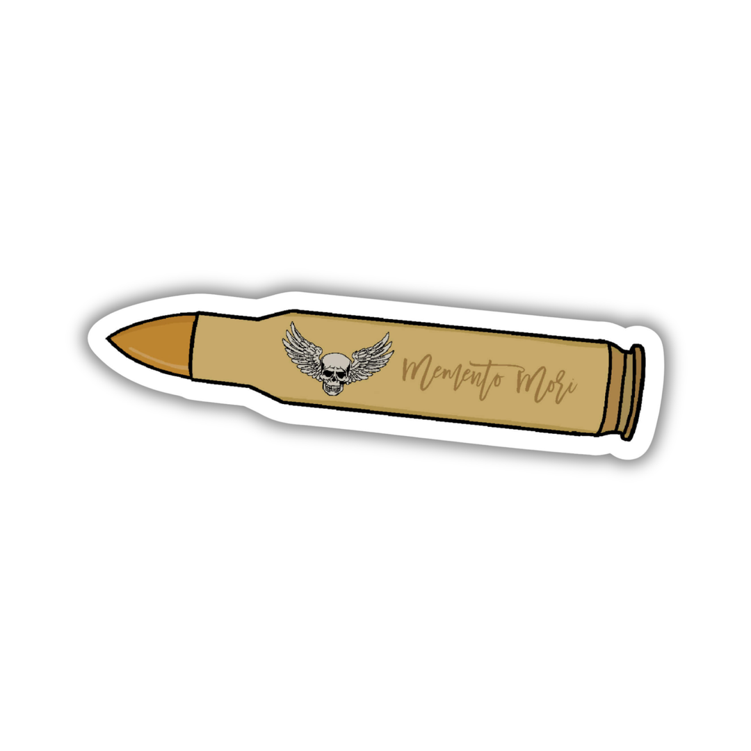Memento Mori Godslayer Bullet Sticker | Crescent City