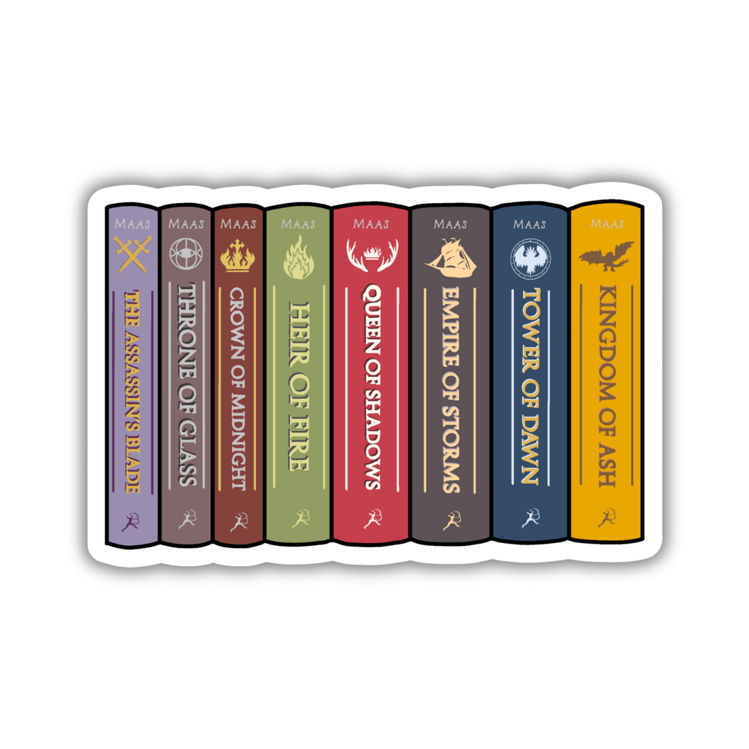 Throne of Glass Series Sticker